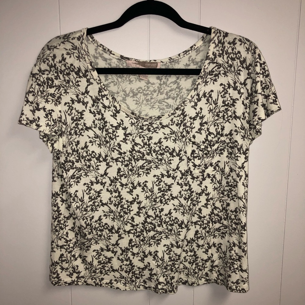 Forever 21 floral shirt